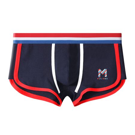 Набор из 3 мужских трусов-боксеров с резинкой в полоску